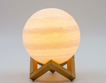 Double color touch 3D printing earth Jupiter lamp (Option: Jupiter-18CM-Upgrade)